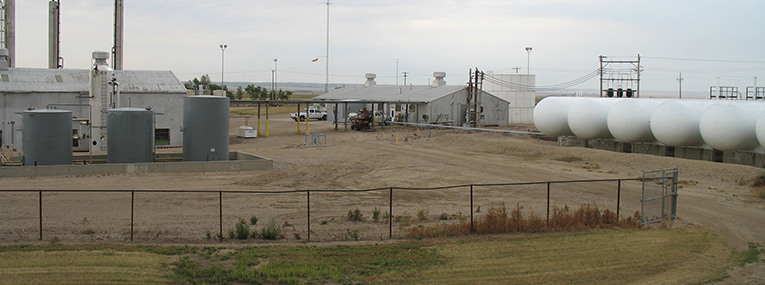 Exterior of Lignite facility